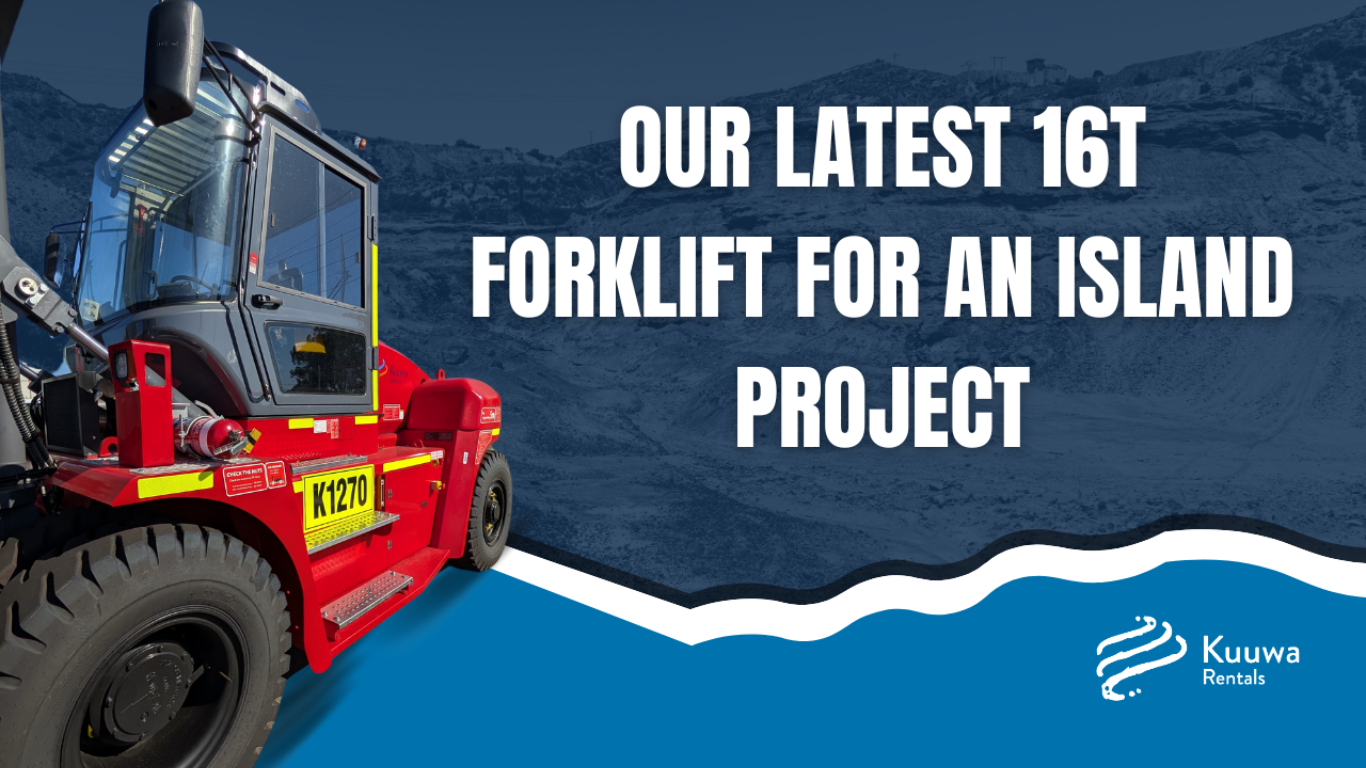 Delivering Safety & Performance: Our Latest 16T Forklift for an Island Project