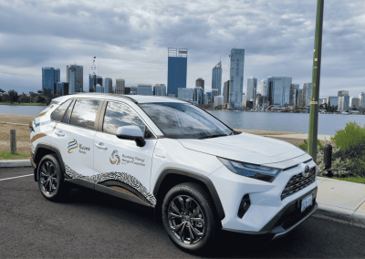 Toyota RAV4 Hybrid donated to Onslow CCI by Kuuwa Rentals