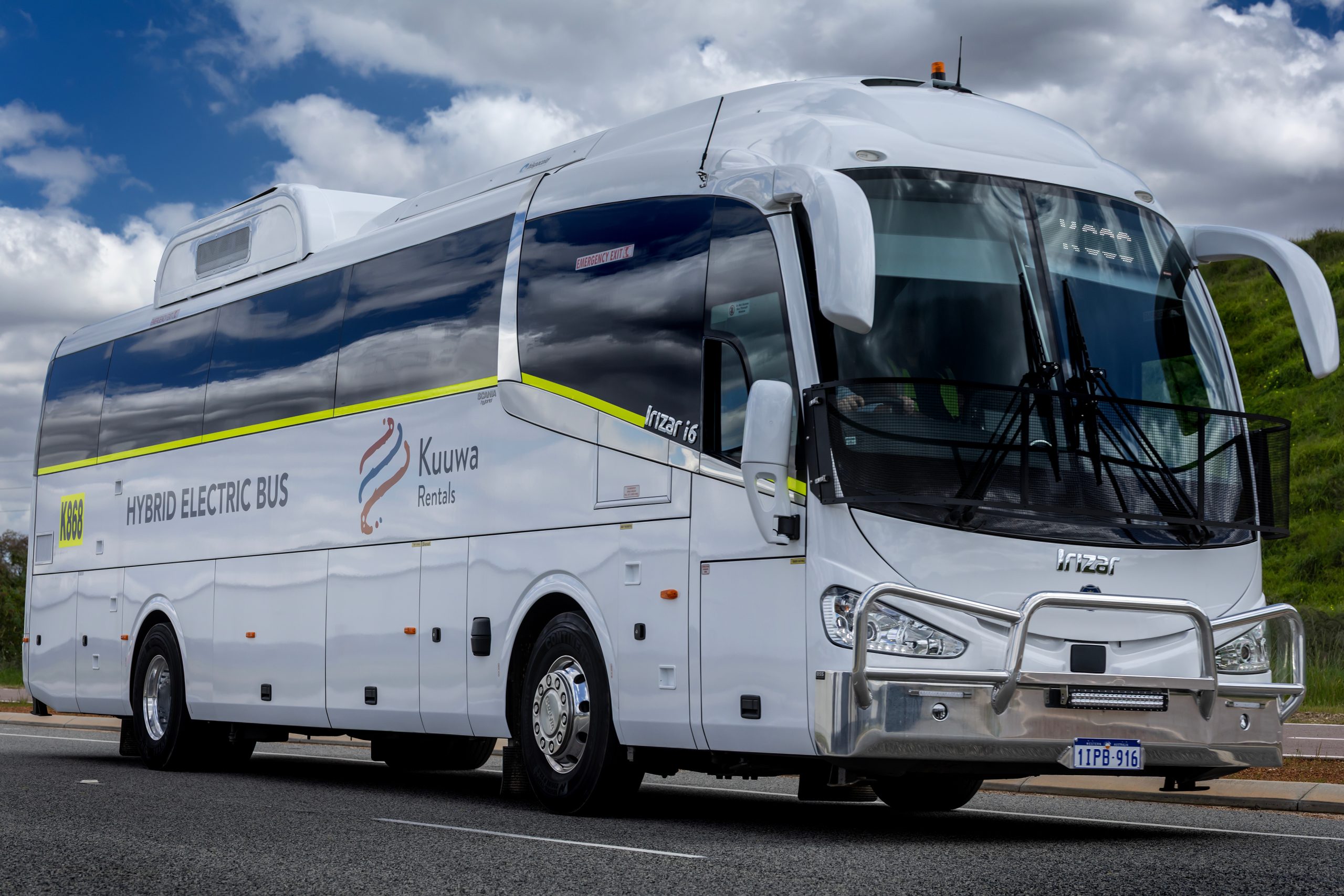 Scania Hybrid Bus Hire Perth Western Australia